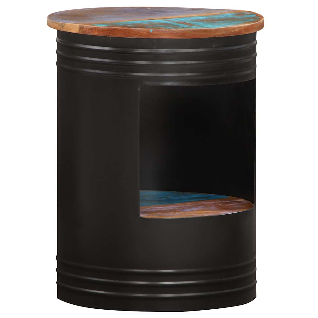 Table basse 43x55 cm Bois de récupération solide - XIOS