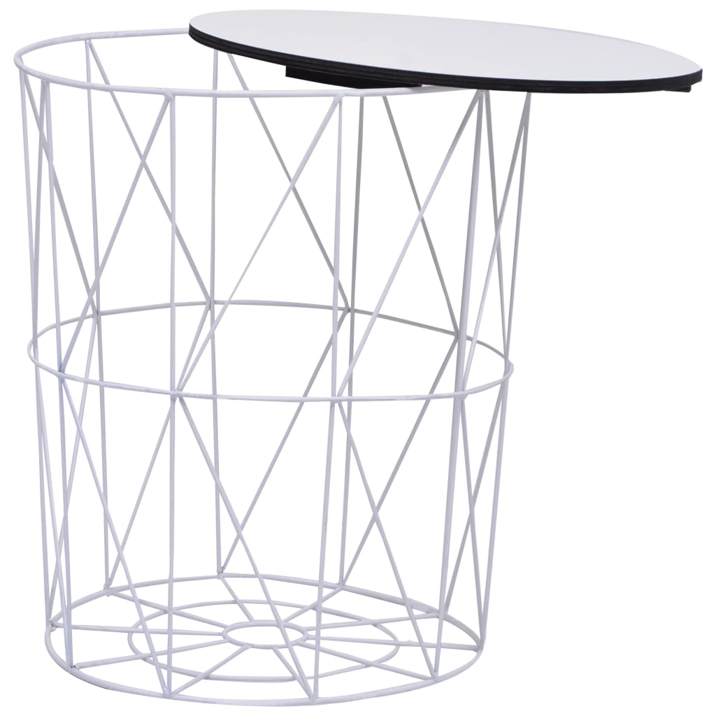 Table basse 3 pcs Blanc