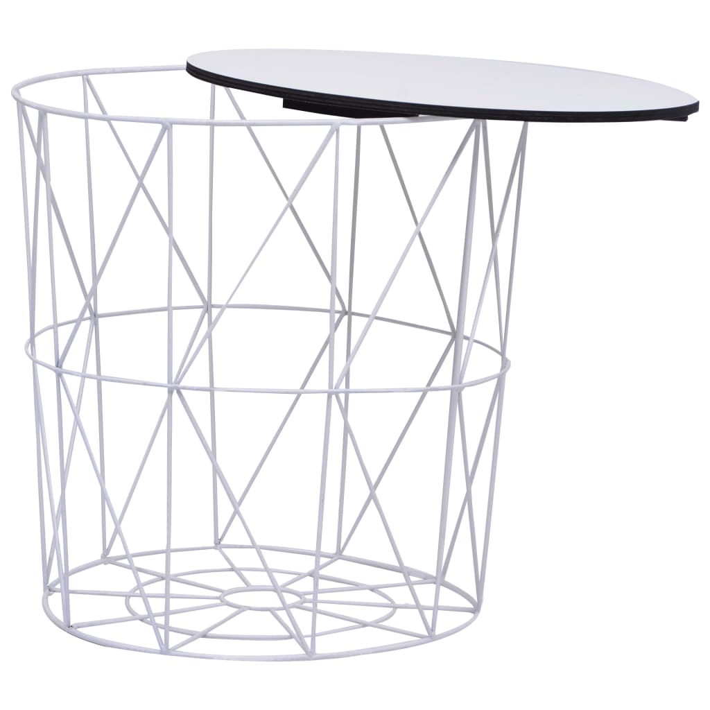 Table basse 3 pcs Blanc