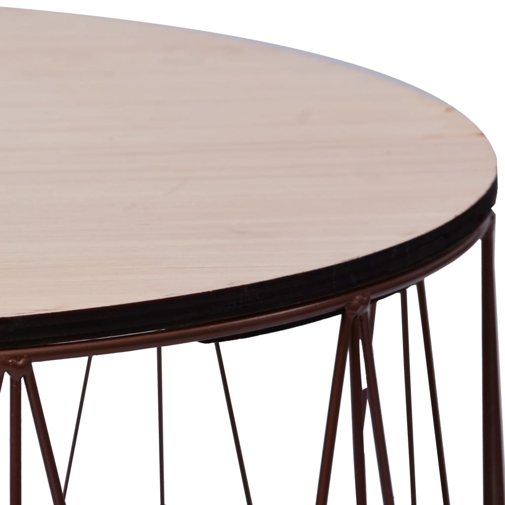 Tables basses 2 pcs cuivre