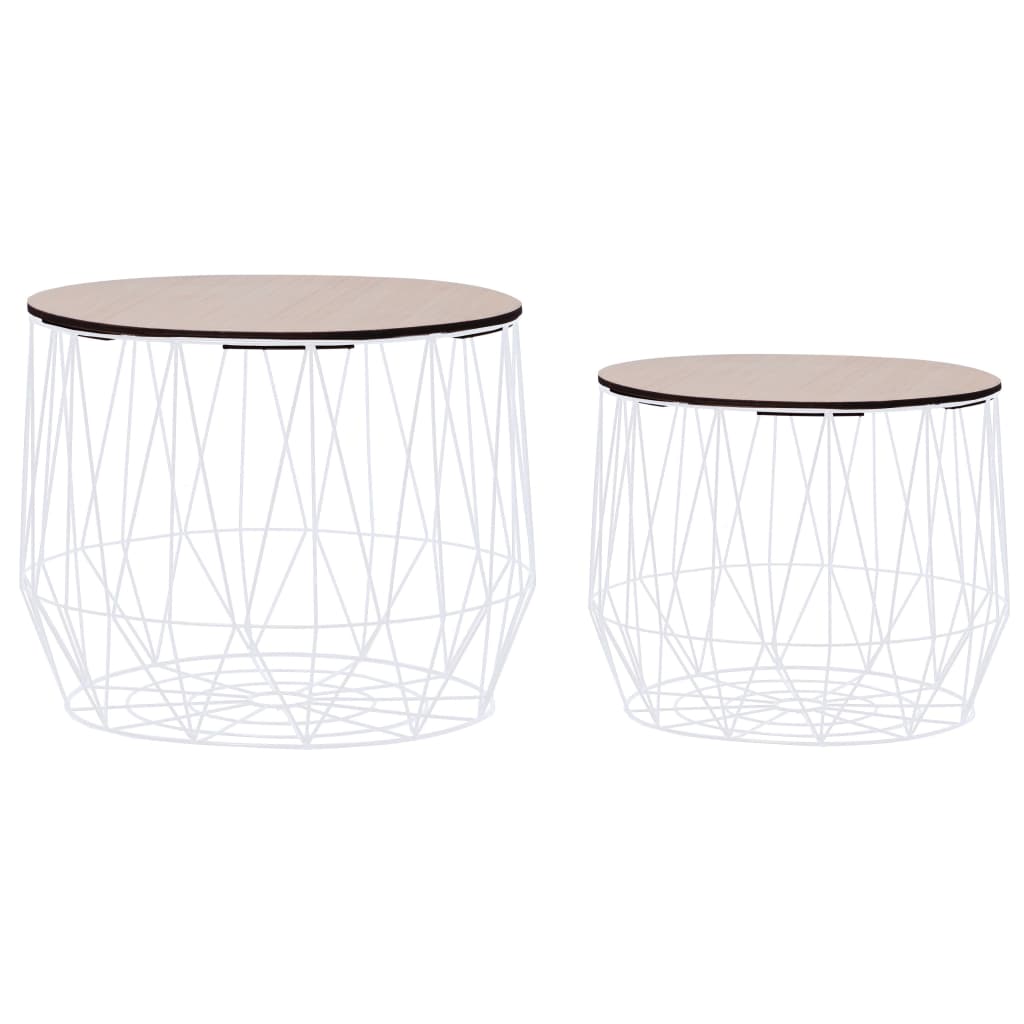 Tables basses 2 pcs Blanc - XIOS