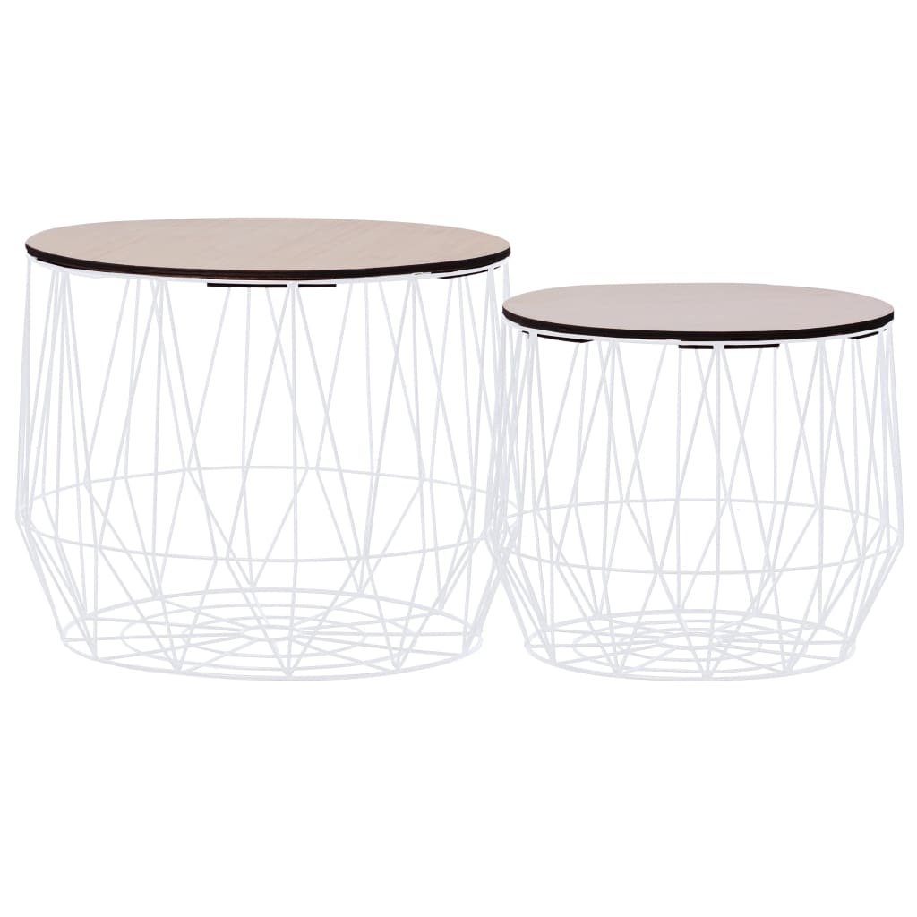 Tables basses 2 pcs Blanc - XIOS