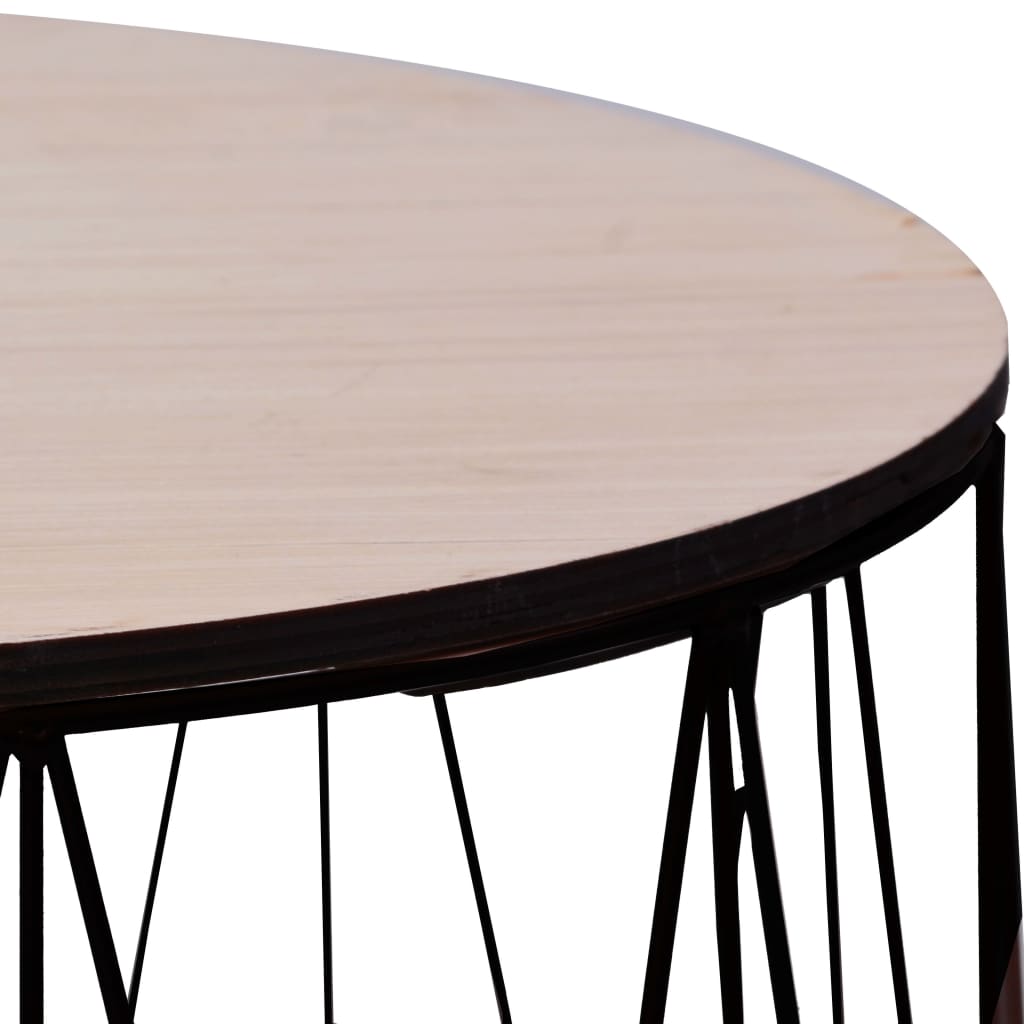 Tables basses 2 pcs noir - XIOS