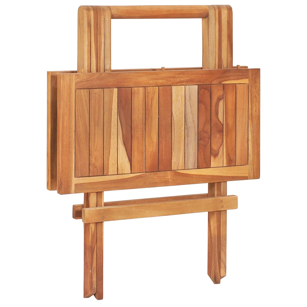 Ensemble de bistro pliable 3 pcs Bois de teck solide - XIOS