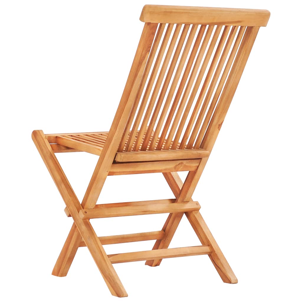 Ensemble de bistro pliable 3 pcs Bois de teck solide - XIOS