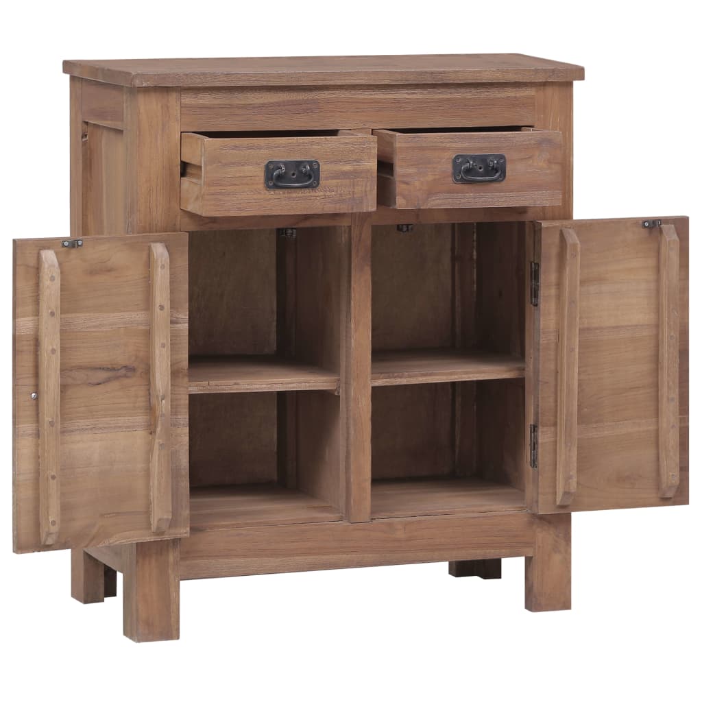 Buffet 65x30x75 cm Bois de teck massif - XIOS