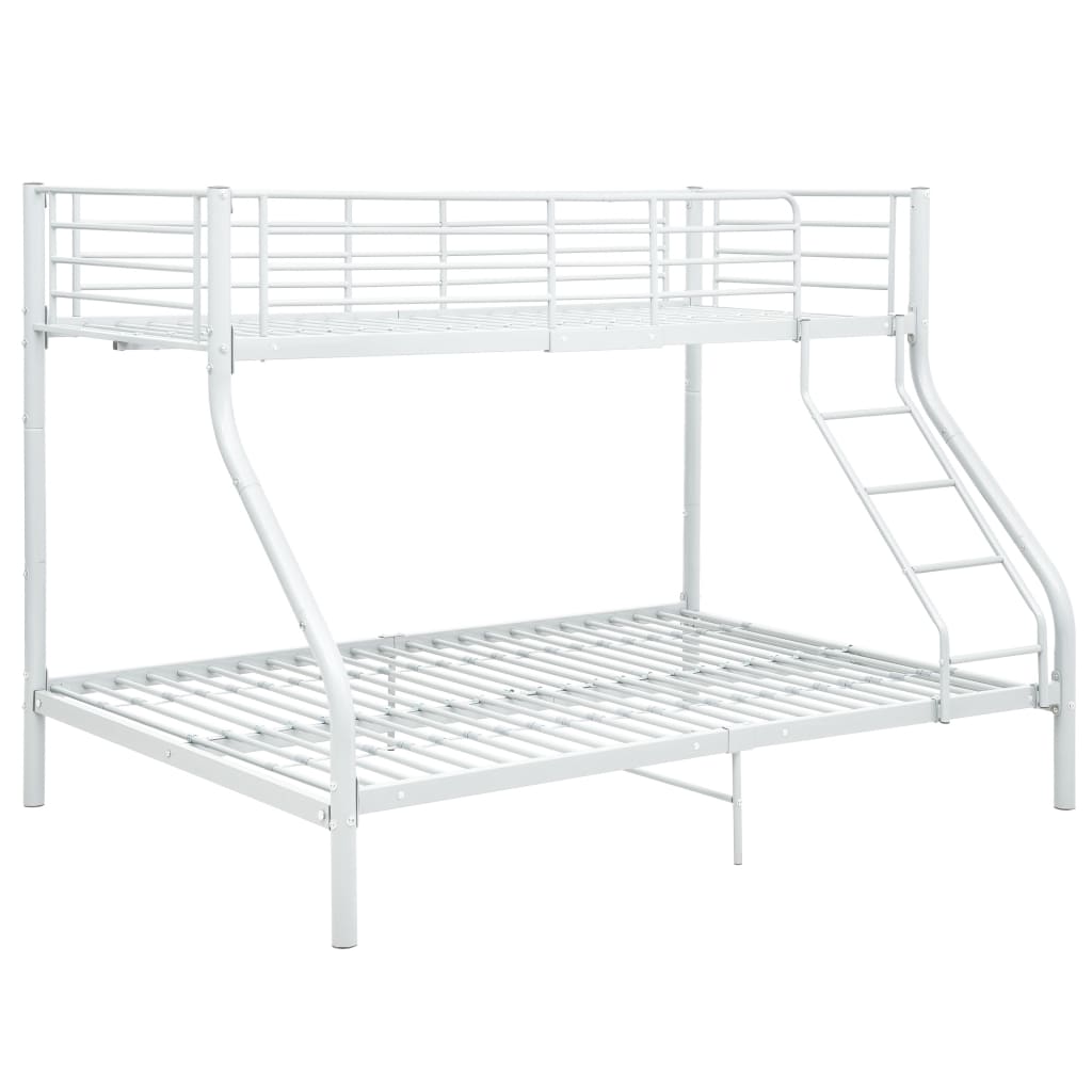 Cadre de lit superposé sans matelas Blanc 140x200 cm/90x200 cm - XIOS