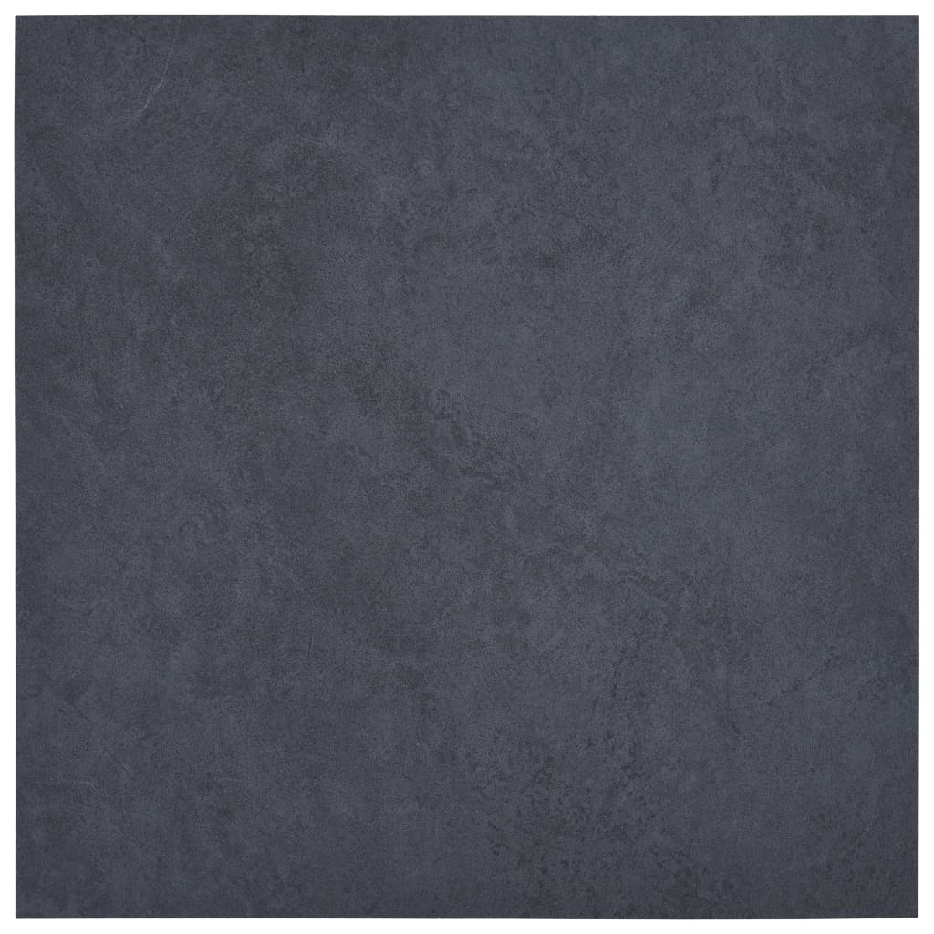 Dalles de plancher autoadhésives 5,11 m² PVC noir marbre Tapis & revêtements de sol vidaXL