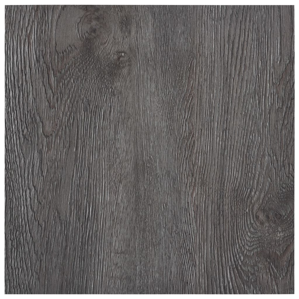 Dalles de plancher autoadhésives 5,11 m² PVC marron Tapis & revêtements de sol vidaXL