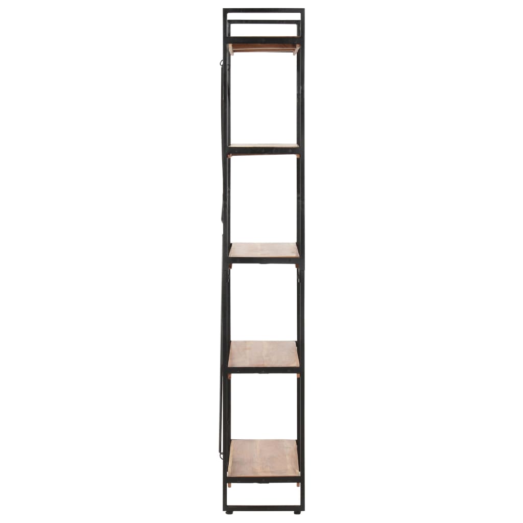 Bibliothèque à 5 niveaux 60x30x180 cm Bois d'acacia solide - XIOS
