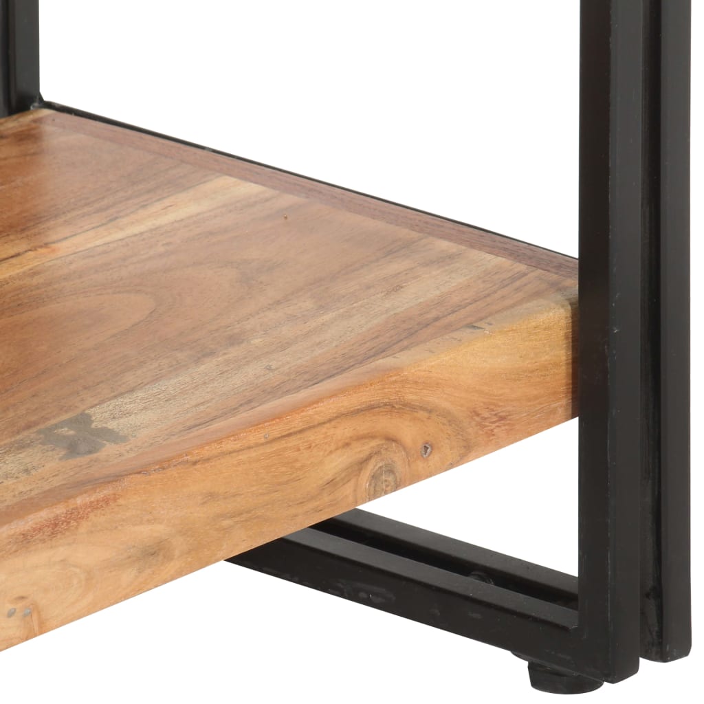 Bibliothèque à 5 niveaux 60x30x180 cm Bois d'acacia solide - XIOS