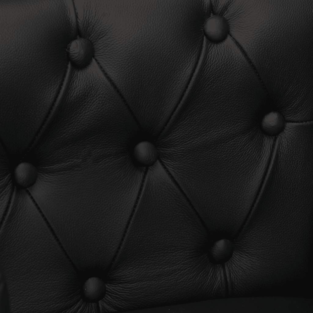 Fauteuil Noir Cuir véritable - XIOS