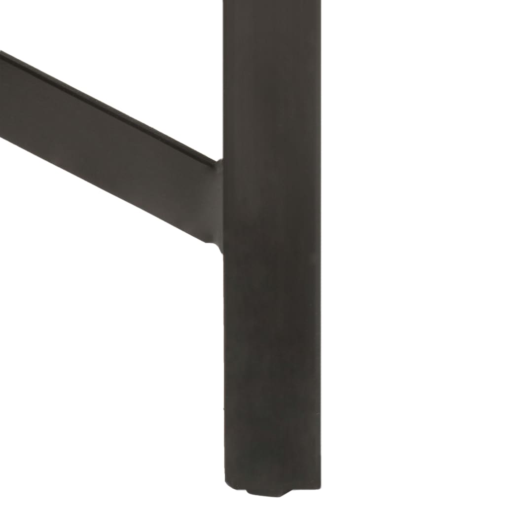 Table de bar 60x60x107 cm Bois de manguier brut - XIOS