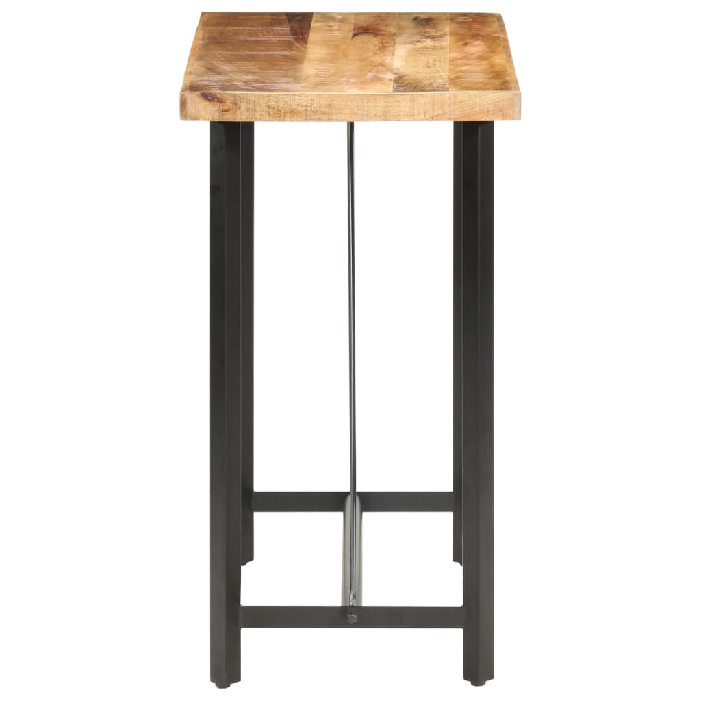Table de bar 120x58x107 cm Bois de manguier brut - XIOS