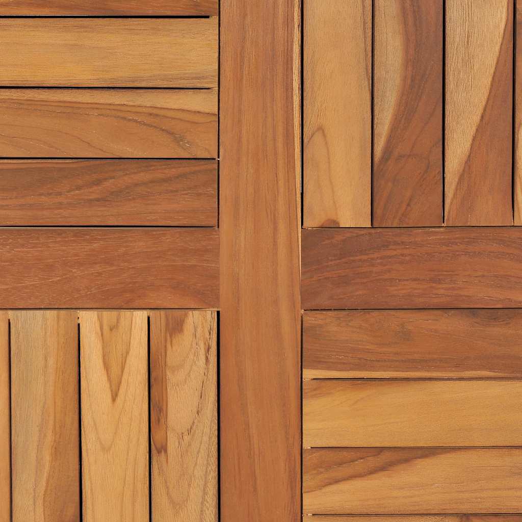 Dessus de table Bois de teck solide Rond 2,5 cm 70 cm - XIOS