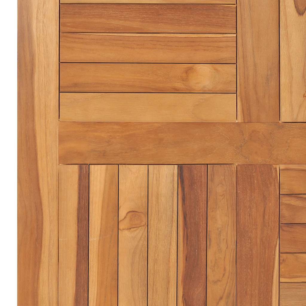 Dessus de table Bois de teck solide Carré 80x80x2,5 cm - XIOS