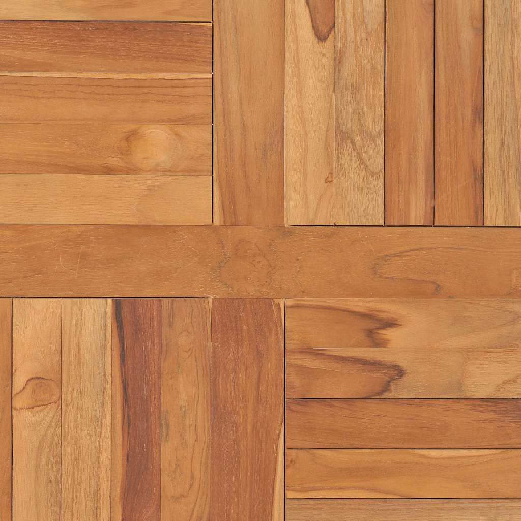 Dessus de table Bois de teck solide Carré 80x80x2,5 cm - XIOS