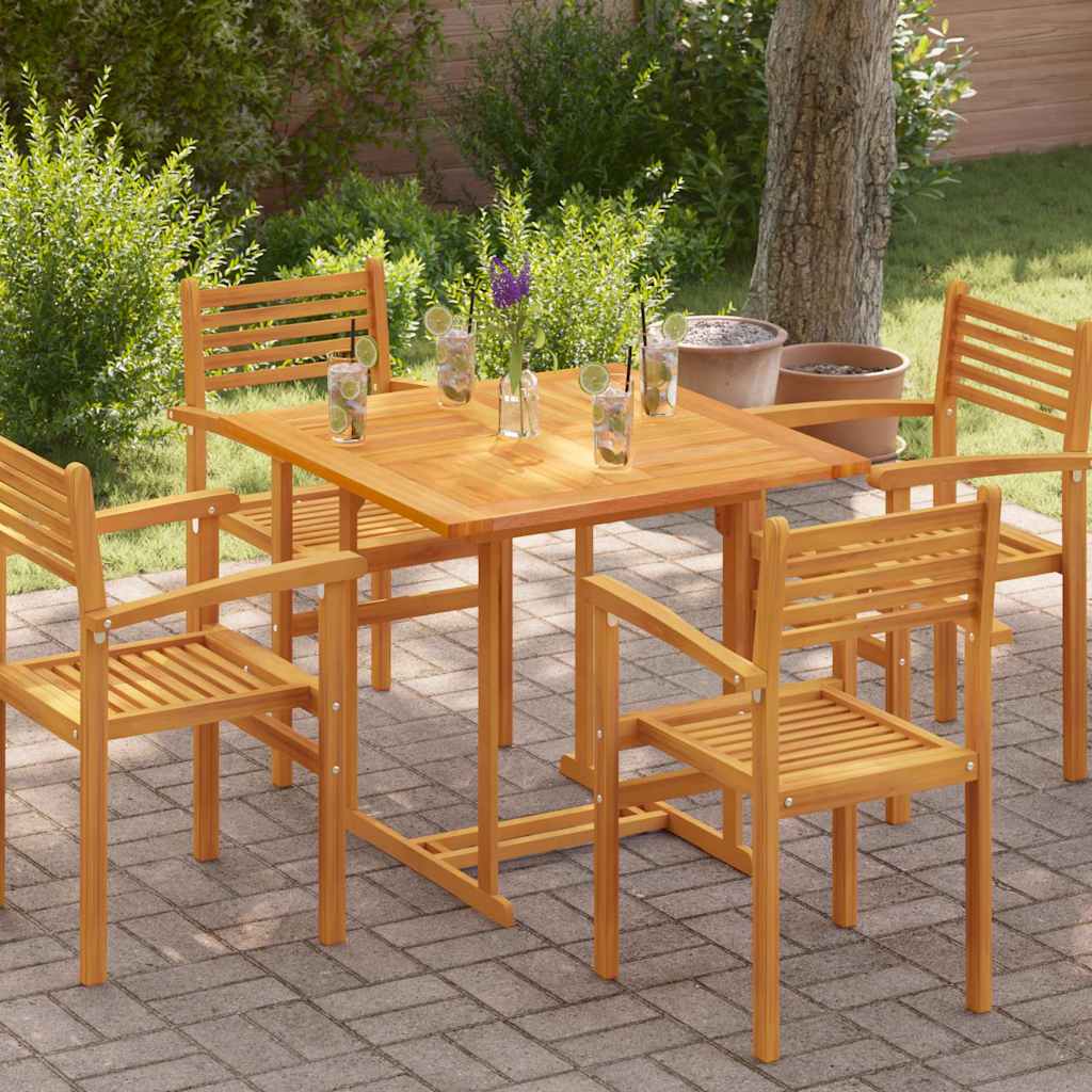 Dessus de table Bois de teck solide Carré 90x90x2,5 cm - XIOS