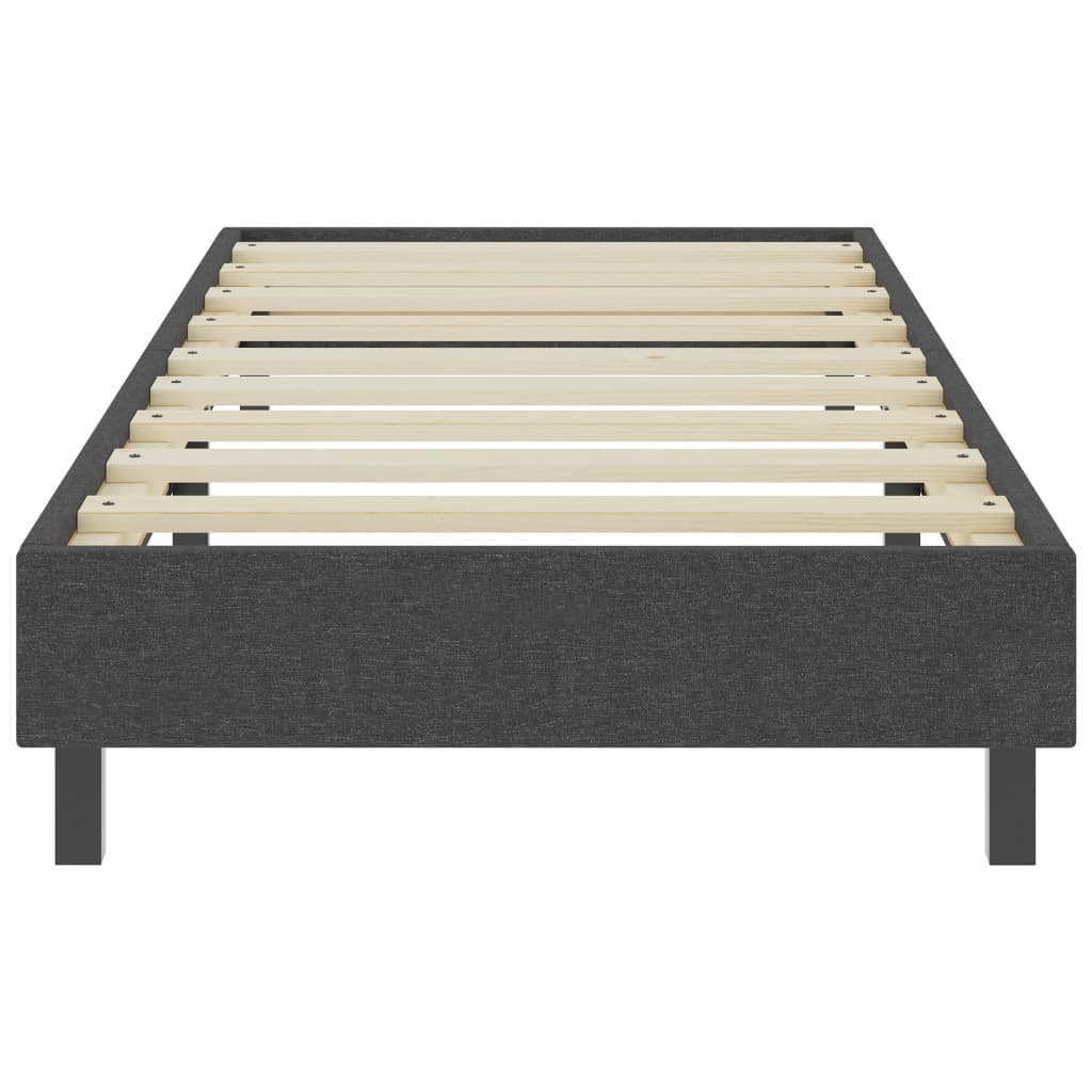 Sommier à lattes de lit sans matelas gris tissu 100x200 cm - XIOS