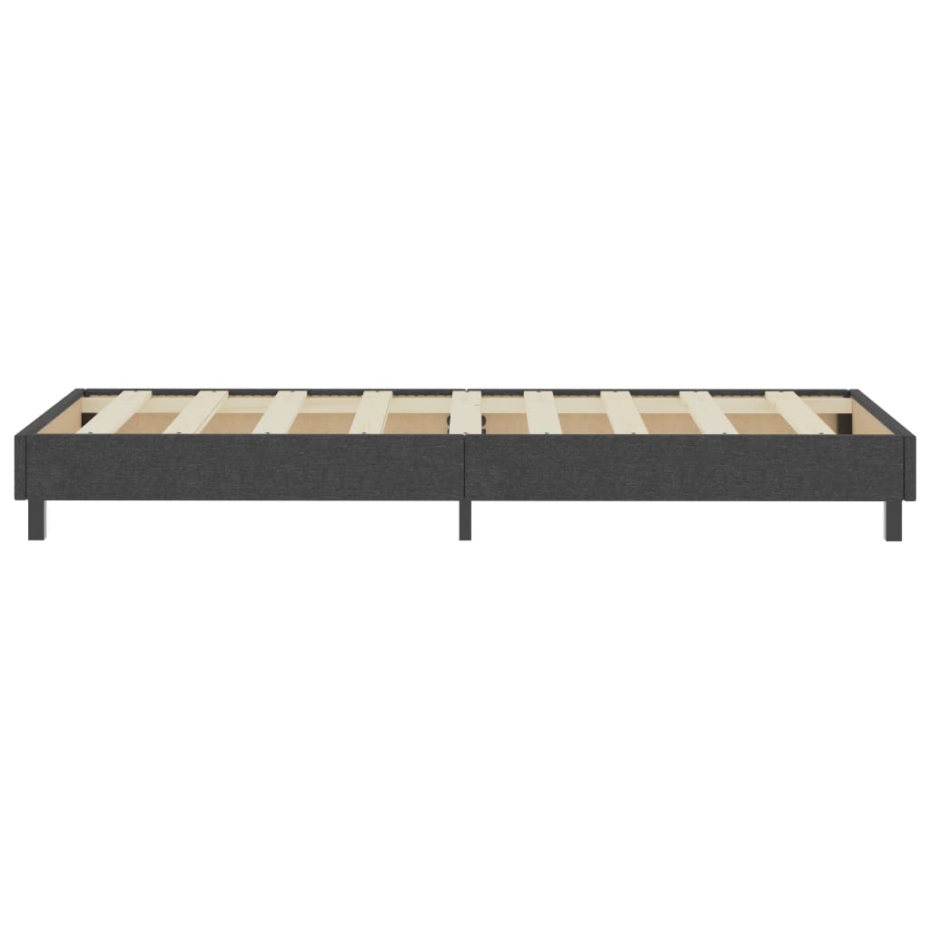 Sommier à lattes de lit sans matelas gris tissu 100x200 cm - XIOS