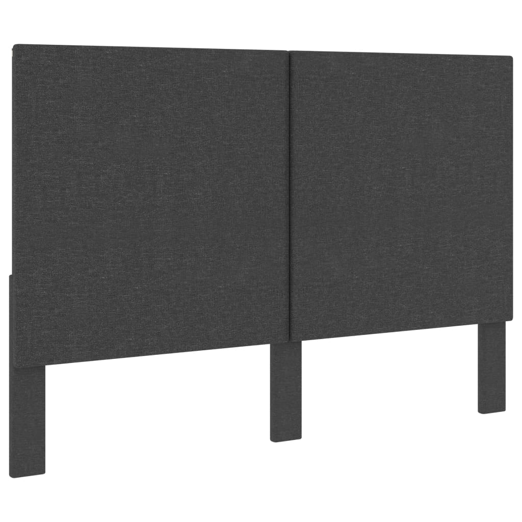 Tête de lit Gris foncé Tissu 140x200 cm Têtes et pieds de lit vidaXL