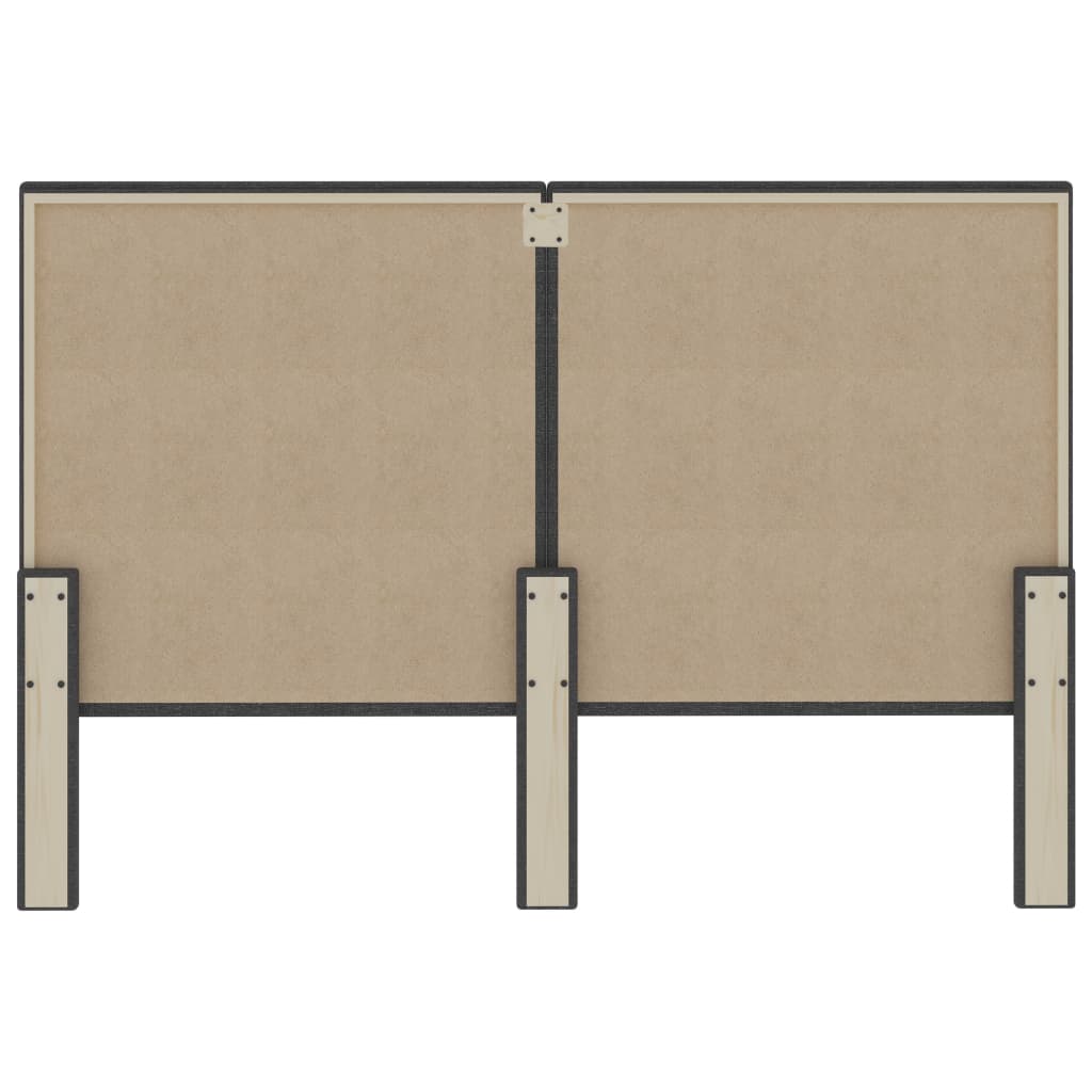 Tête de lit Gris foncé Tissu 140x200 cm - XIOS