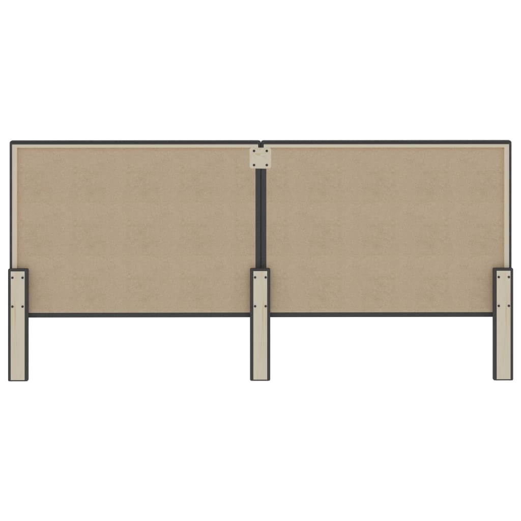 Tête de lit Gris foncé Tissu 200x200 cm - XIOS