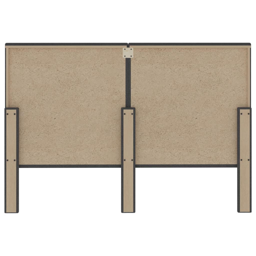 Tête de lit touffetée Gris foncé Tissu 140x200 cm - XIOS