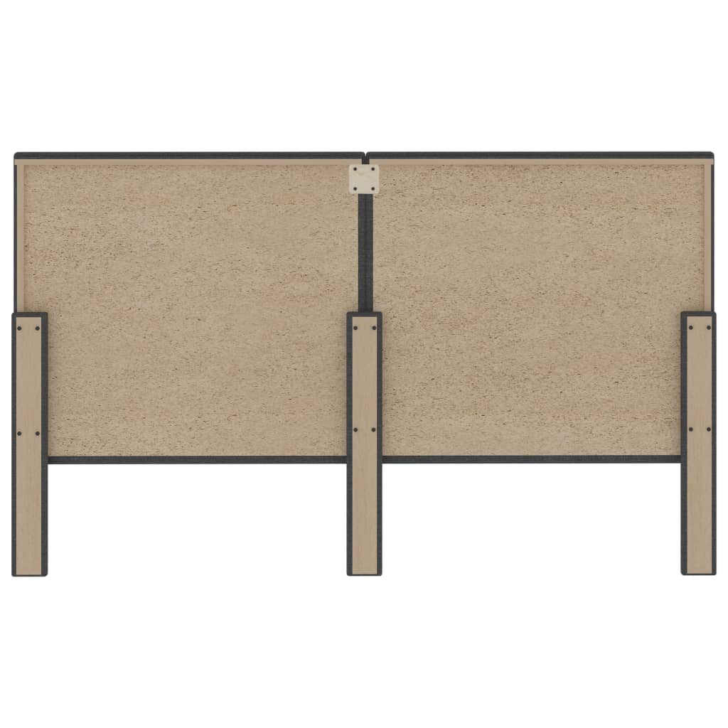 Tête de lit touffetée Gris foncé Tissu 160x200 cm - XIOS