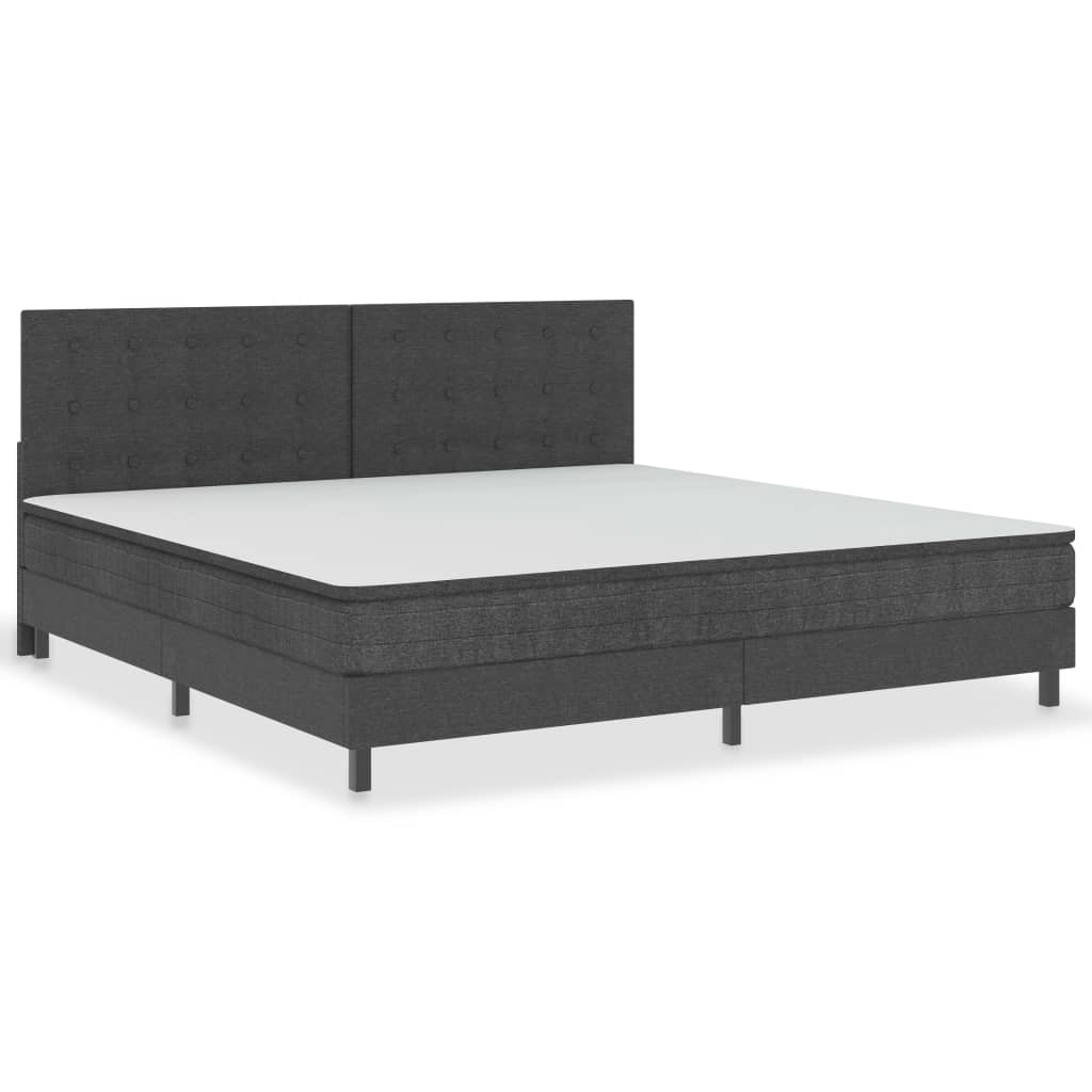 Tête de lit touffetée Gris foncé Tissu 200x200 cm - XIOS
