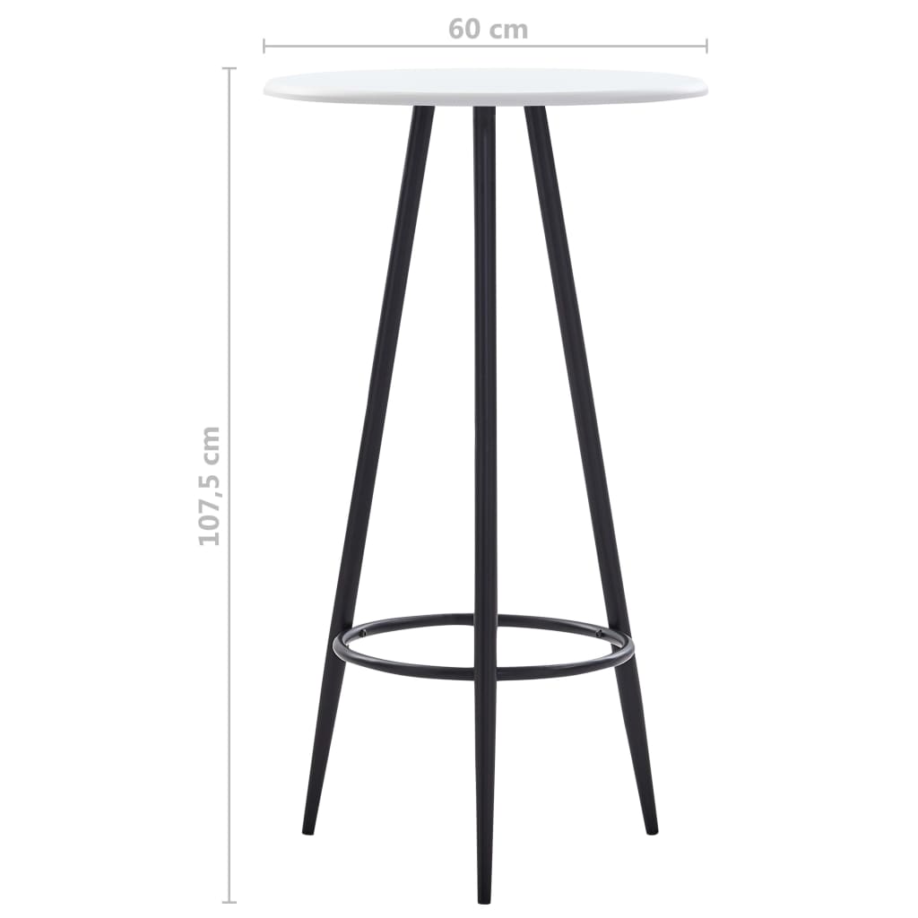 Ensemble de bar 3 pcs Plastique Noir - XIOS