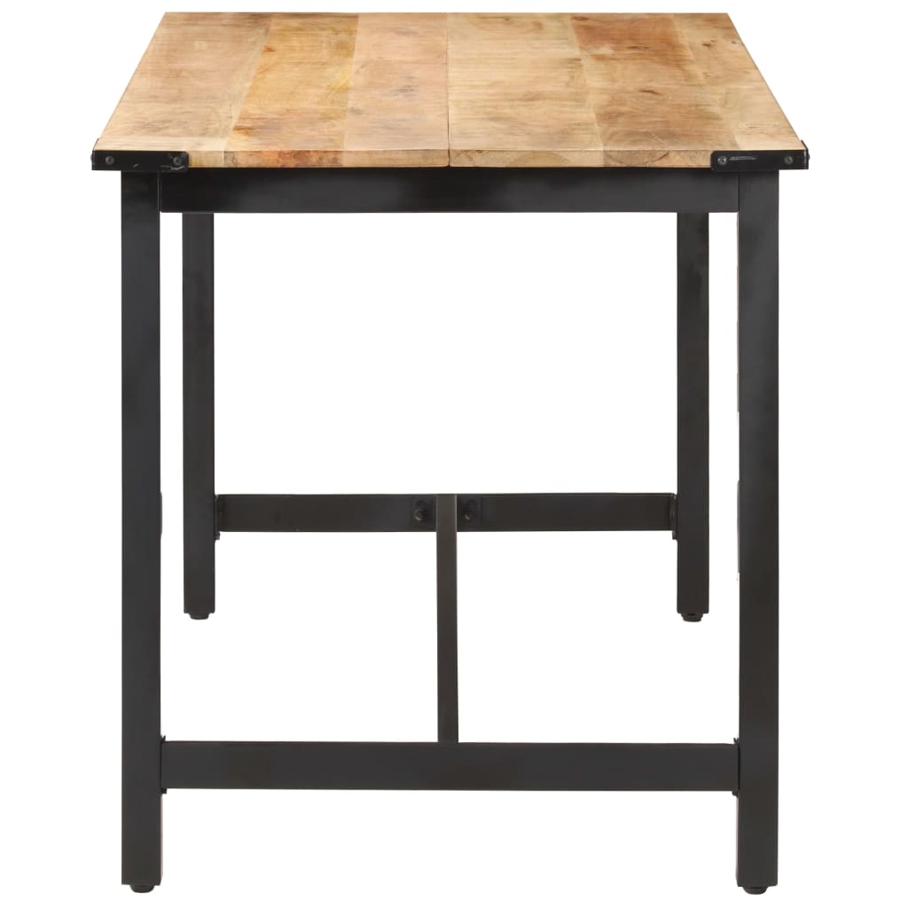 Table à manger 140x70x76 cm Bois de manguier brut massif - XIOS