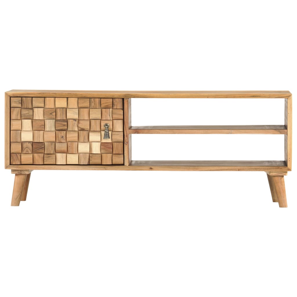 Meuble TV 100x35x40 cm Bois d'acacia massif - XIOS