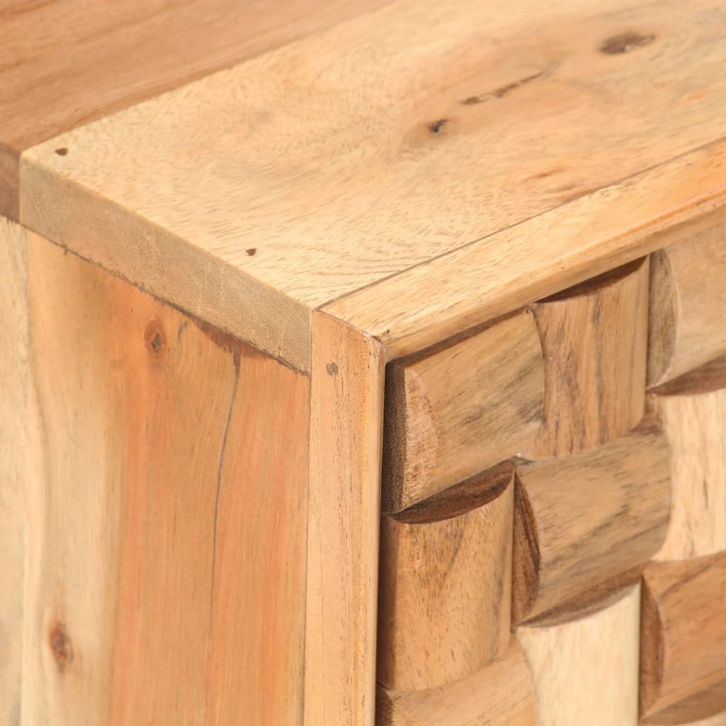 Meuble TV 100x35x40 cm Bois d'acacia massif - XIOS