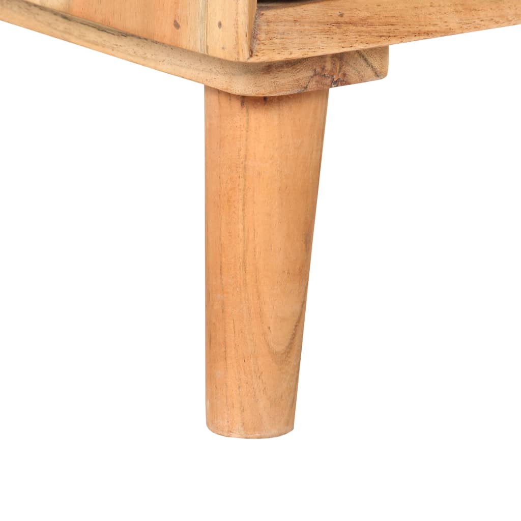 Meuble TV 100x35x40 cm Bois d'acacia massif - XIOS