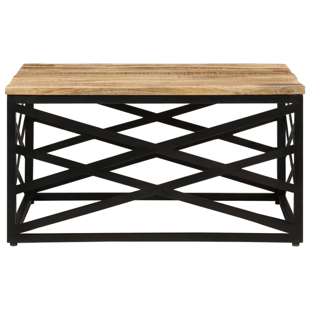 Table basse 68x68x35 cm Bois de manguier massif - XIOS