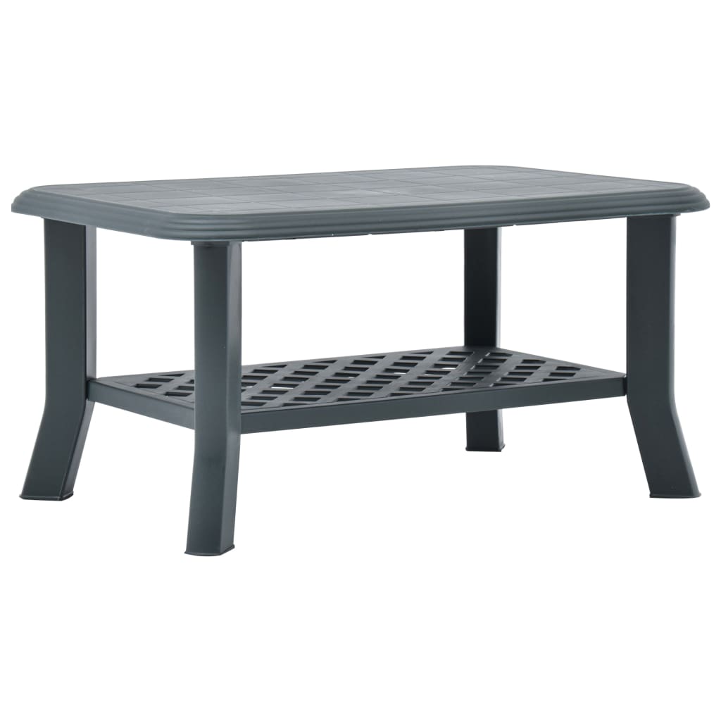 Table basse Vert 90x60x46 cm Plastique - XIOS