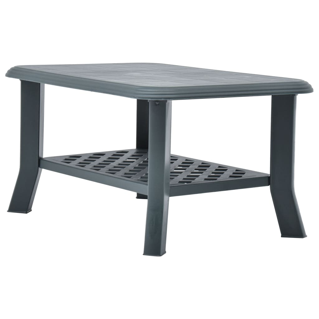 Table basse Vert 90x60x46 cm Plastique - XIOS