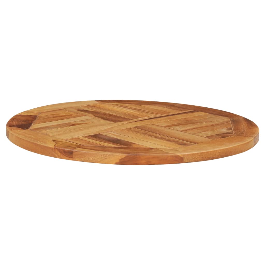 Disque de table rotatif Bois de teck solide - XIOS