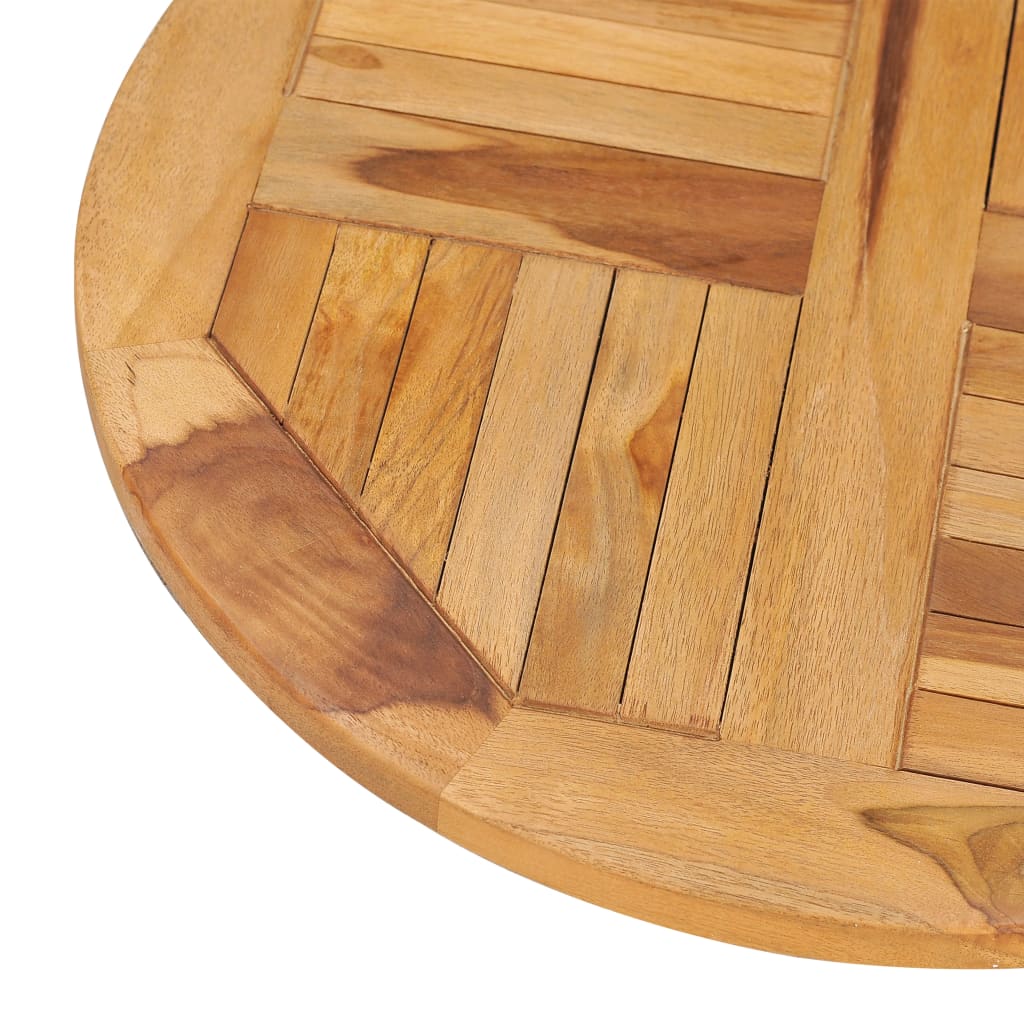 Disque de table rotatif Bois de teck solide - XIOS