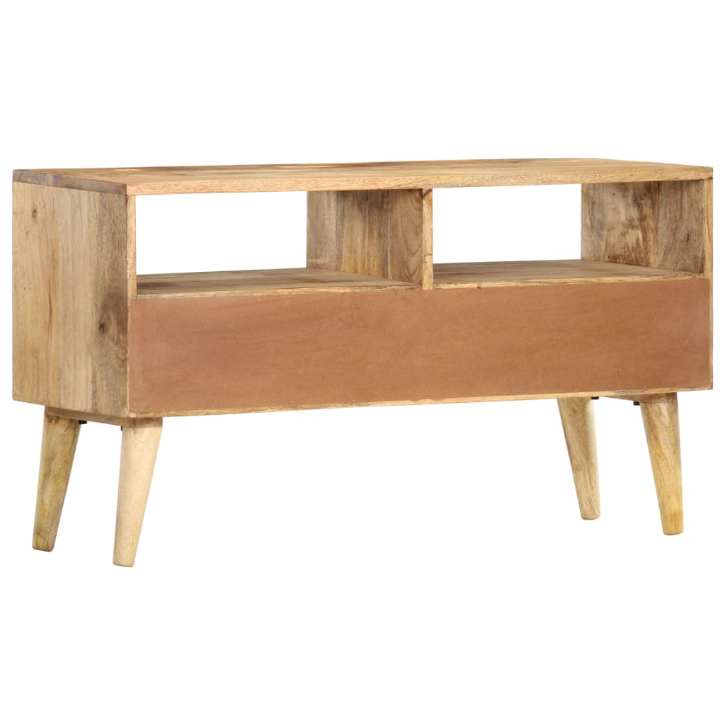Meuble TV 90x30x50 cm Bois de manguier solide - XIOS