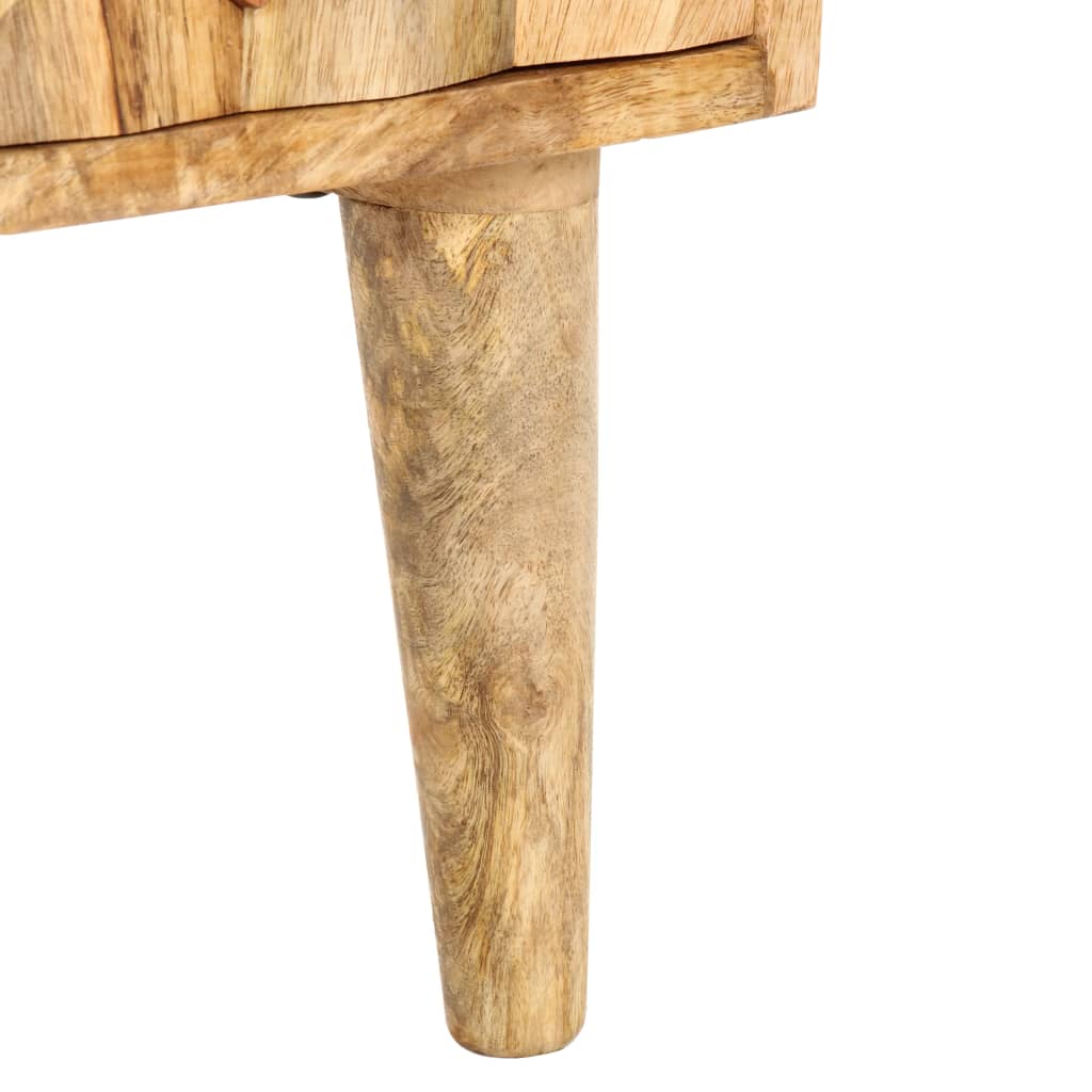 Meuble TV 90x30x50 cm Bois de manguier solide - XIOS