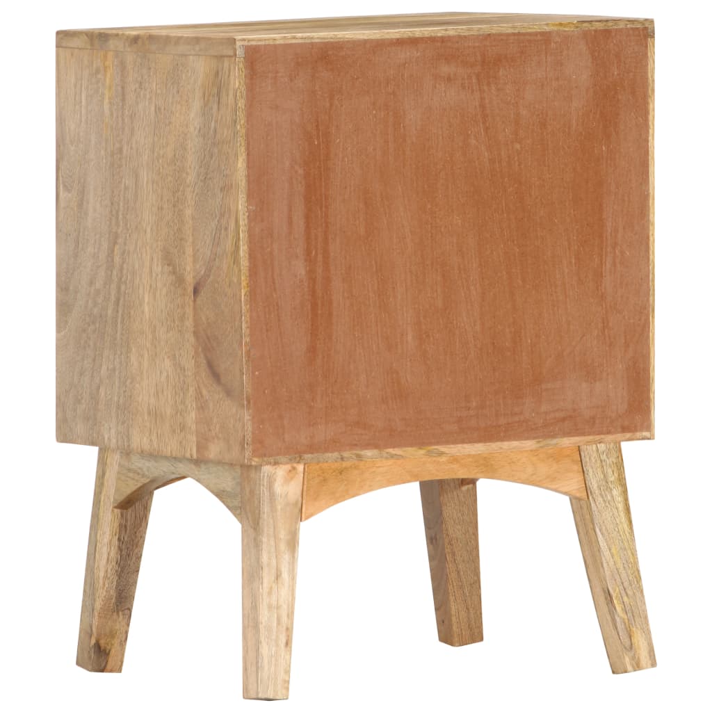 Table de chevet 40x35x55 cm Bois de manguier solide - XIOS