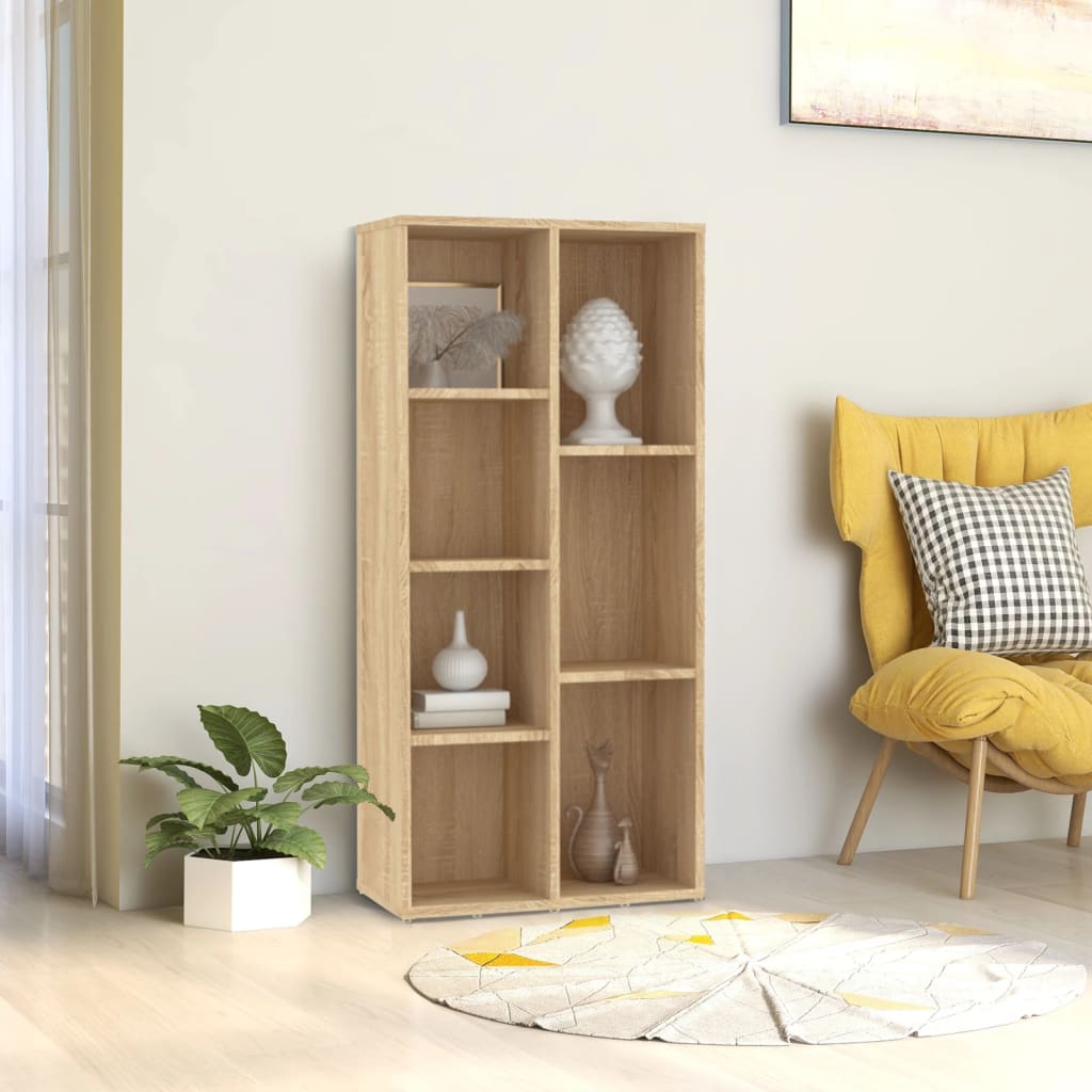 Bibliothèque Chêne Sonoma 50x25x106 cm Bois d’ingénierie - XIOS