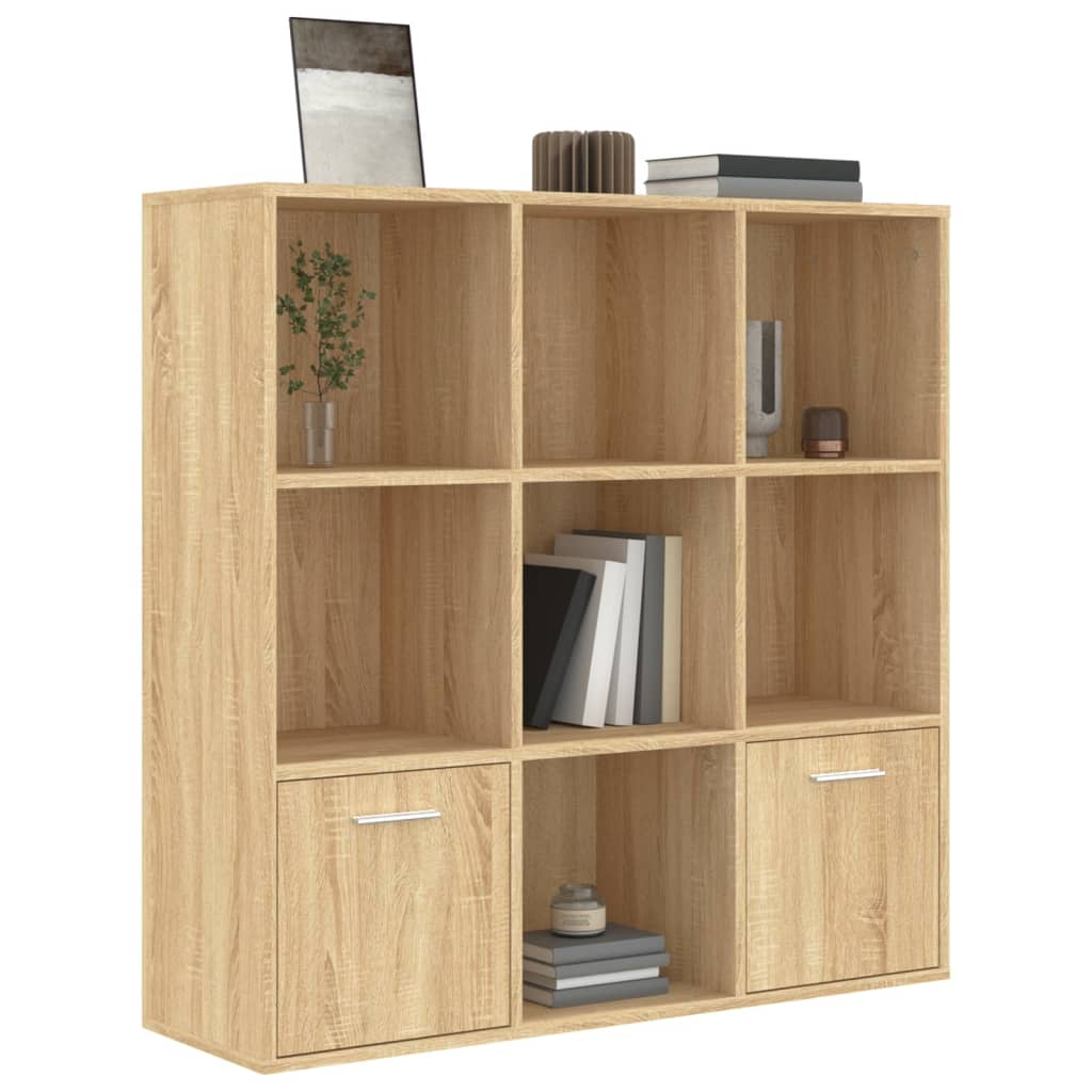 Bibliothèque Chêne sonoma 98x30x98 cm Bois d’ingénierie - XIOS