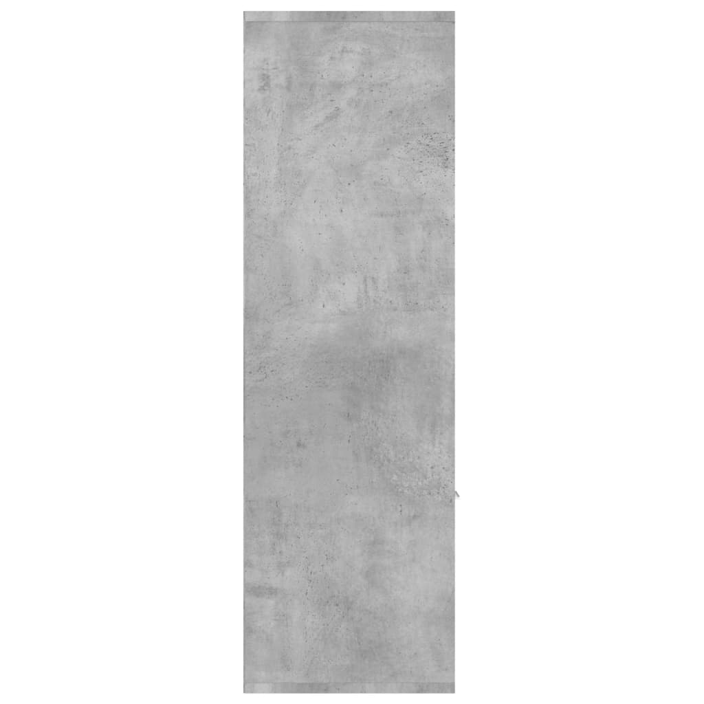 Bibliothèque Gris béton 98x30x98 cm Bois d’ingénierie - XIOS