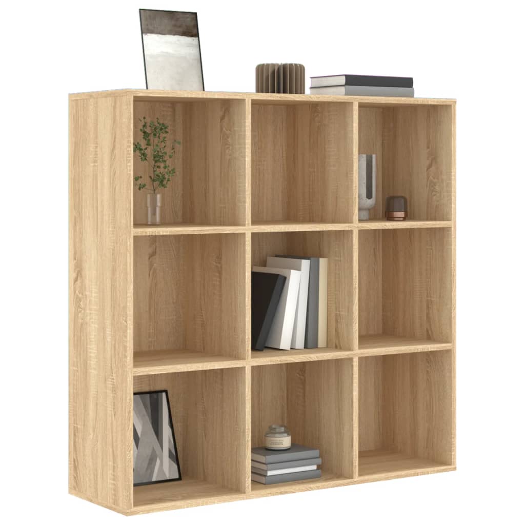 Bibliothèque chêne sonoma 98x29x97,5 cm bois d'ingénierie - XIOS