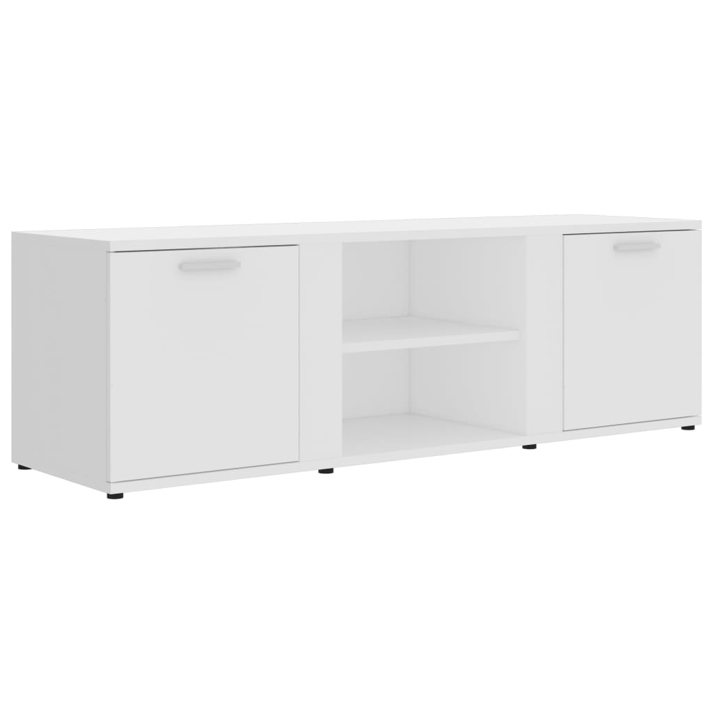 Meuble TV Blanc 120x34x37 cm Bois d'ingénierie Meubles TV vidaXL   