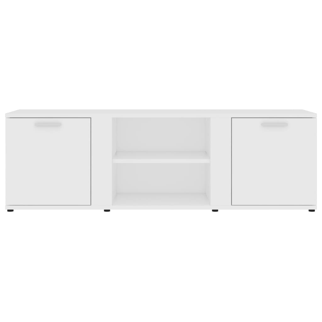 Meuble TV Blanc 120x34x37 cm Bois d'ingénierie Meubles TV vidaXL   