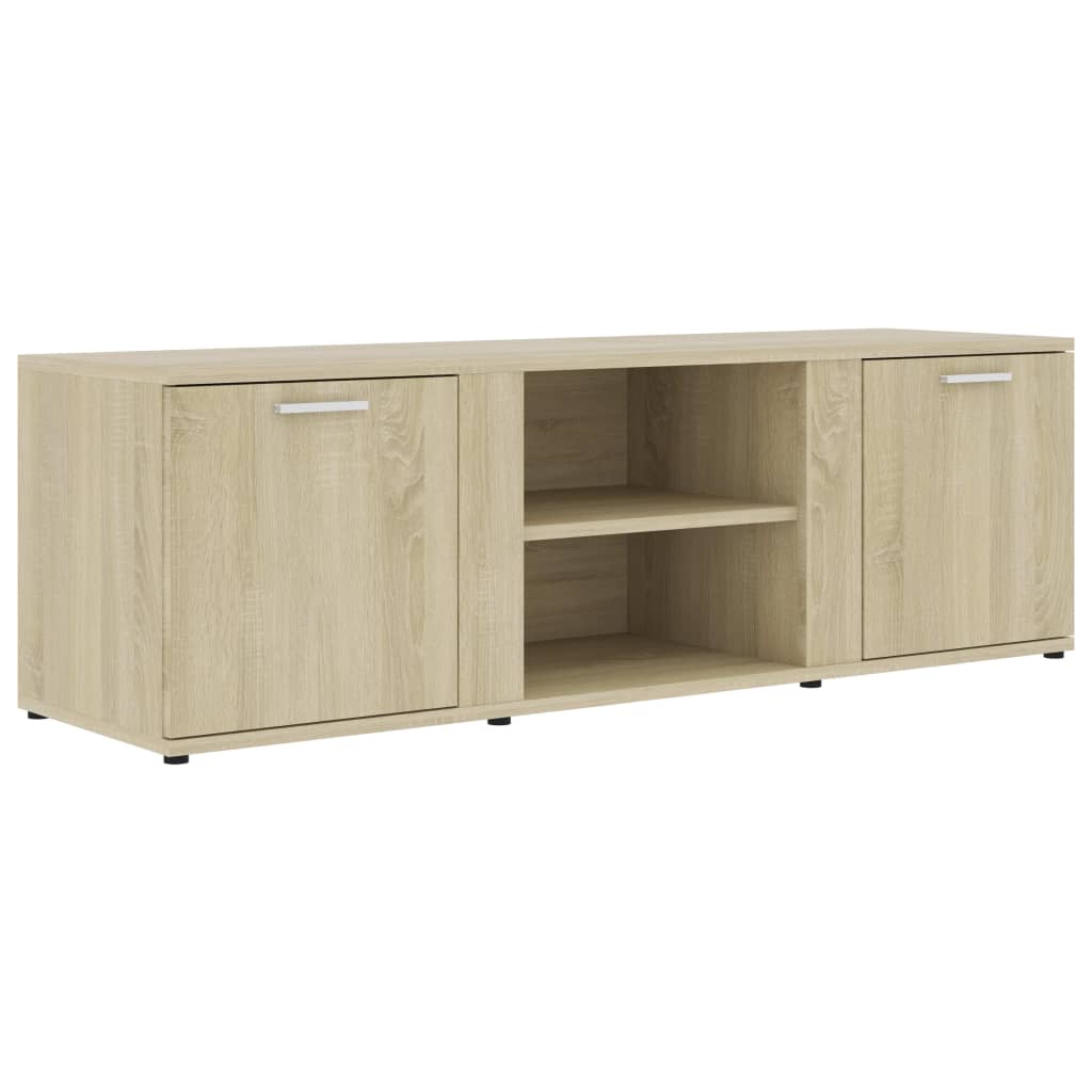 Meuble TV Chêne sonoma 120x34x37 cm Bois d’ingénierie Meubles TV vidaXL   